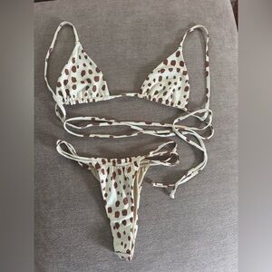 Tai Swim shell print bikini
